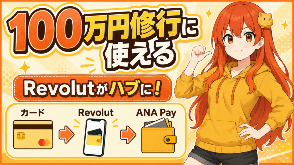 Revolutを100万円修行のチャージハブとして活用する方法