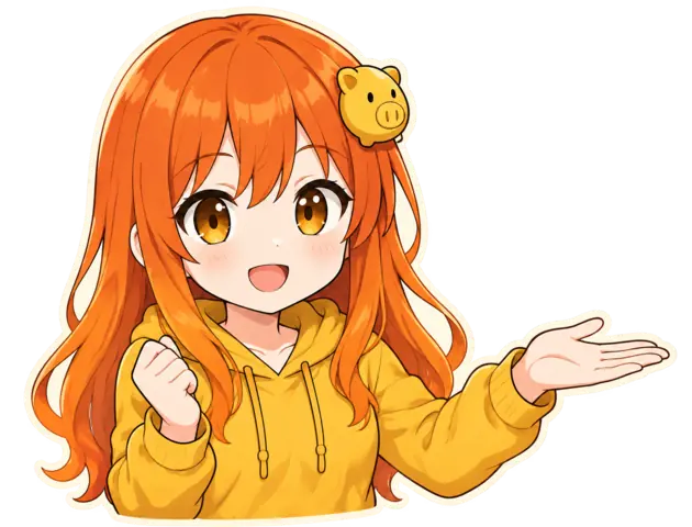 サイトの内容を案内するフィアちゃん